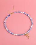 Pastel Crush Coquette Bead Pearl Necklace
