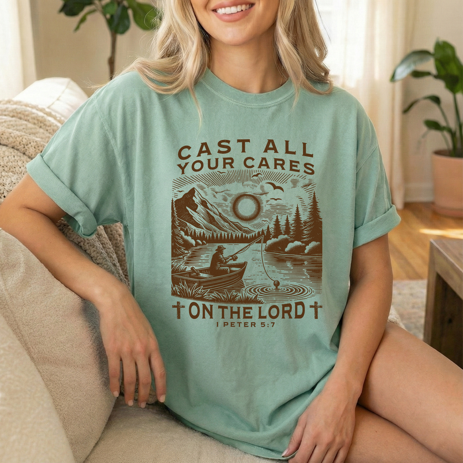 Cast All Your Cares Women’s tee